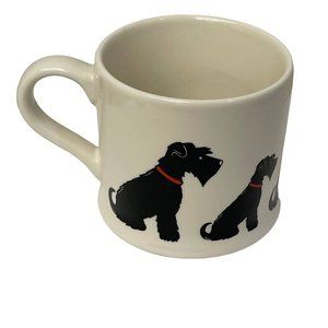 SWEET WILLIAM Cup Mug Black Schnauzer Dog Porcelain Coffee Tea London 8 oz
